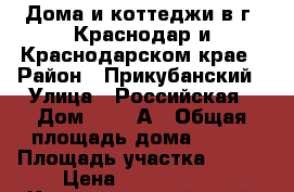 Дома и коттеджи в г. Краснодар и Краснодарском крае › Район ­ Прикубанский › Улица ­ Российская › Дом ­ 110 А › Общая площадь дома ­ 100 › Площадь участка ­ 400 › Цена ­ 2 000 000 - Краснодарский край, Краснодар г. Недвижимость » Дома, коттеджи, дачи продажа   . Краснодарский край,Краснодар г.